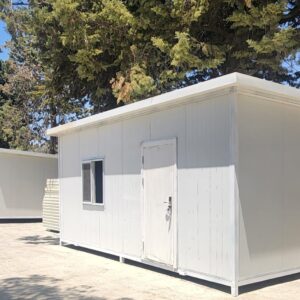 תעלה/ סוגר חזית לבן לפנל גג שטוח